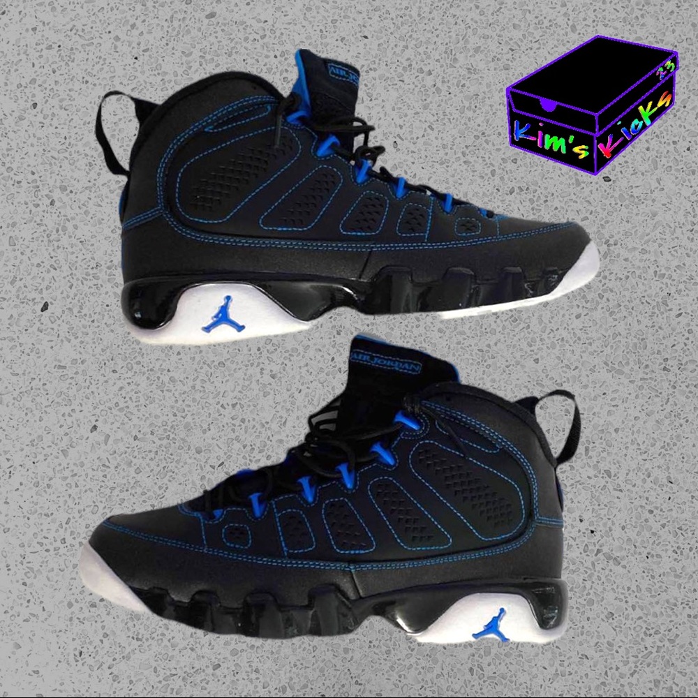 Air Jordan 9 Retro GS ‘Photo Blue’ Size 7